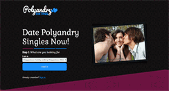 Desktop Screenshot of polyandrydating.com